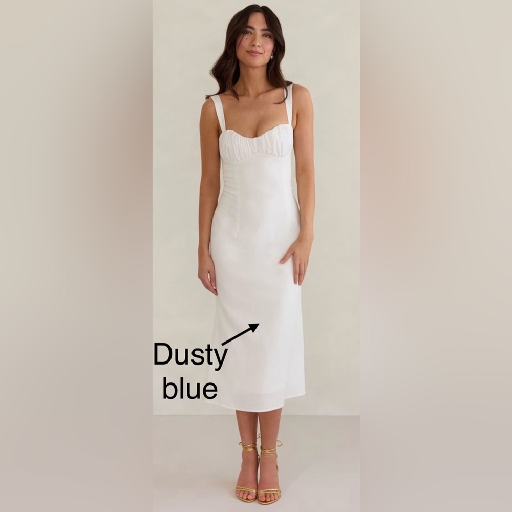Park & Fifth Varley Dress in dusty blue